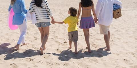 Vacances en famille à la plage